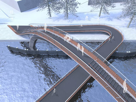 Melkwegbridge by NEXT architects and Rietveld landscape Melkwegbridge by NEXT architects and Rietveld landscape