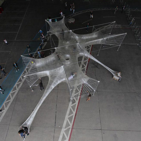 Tape Installation by For Use and Numen at DMY Berlin Tape Installation by For Use and Numen at DMY Berlin