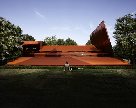 Serpentine Gallery Pavilion by Jean Nouvel photographed by Julien Lanoo Serpentine Gallery Pavilion by Jean Nouvel photographed by Julien Lanoo