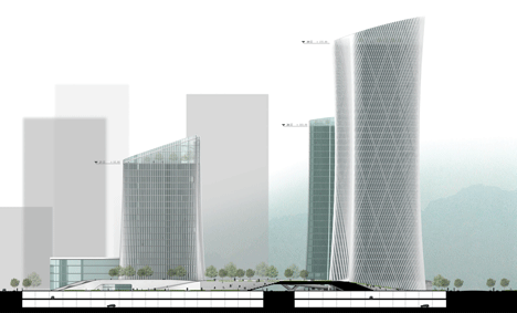 Central Business District Wenzhou by Henn Architekten Central Business District Wenzhou by Henn Architekten