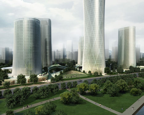 Central Business District Wenzhou by Henn Architekten Central Business District Wenzhou by Henn Architekten