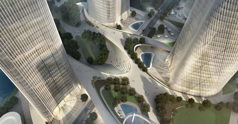 Central Business District Wenzhou by Henn Architekten Central Business District Wenzhou by Henn Architekten