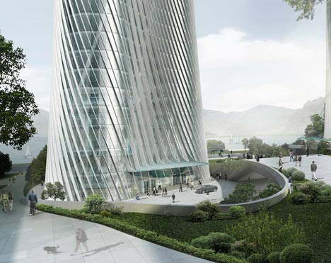 Central Business District Wenzhou by Henn Architekten Central Business District Wenzhou by Henn Architekten