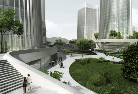 Central Business District Wenzhou by Henn Architekten Central Business District Wenzhou by Henn Architekten