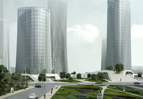 Central Business District Wenzhou by Henn Architekten Central Business District Wenzhou by Henn Architekten